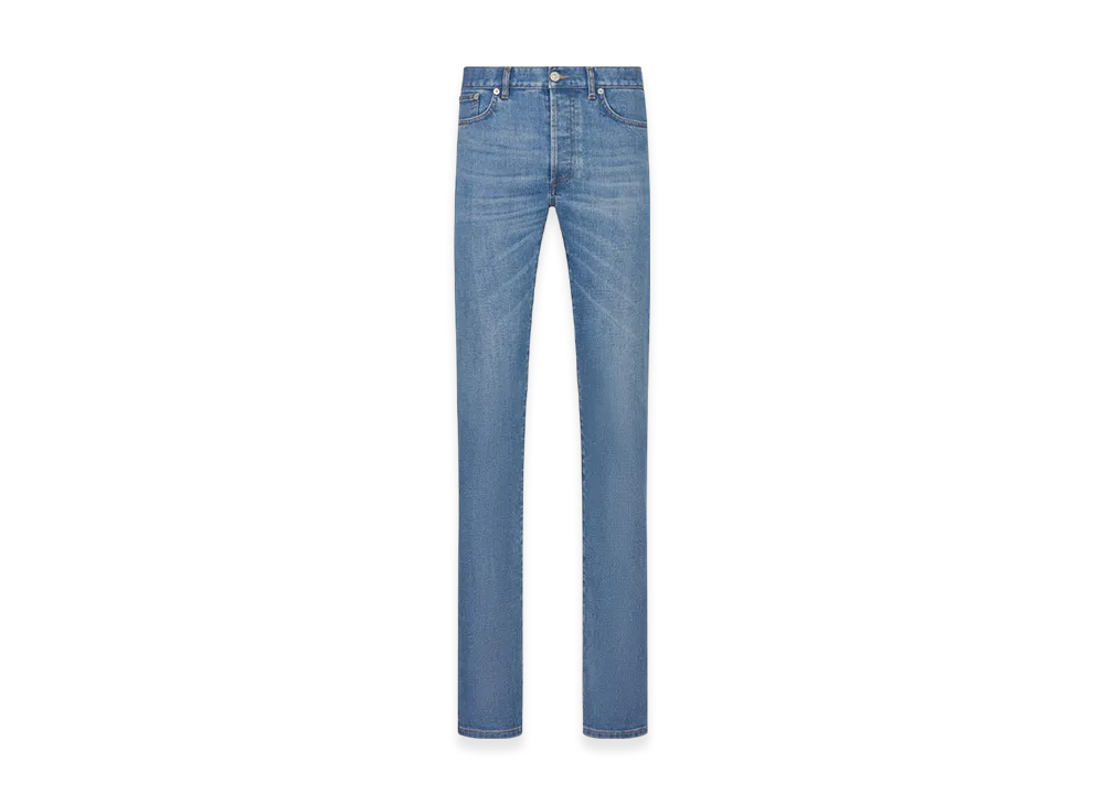 Dior Long Slim-Fit Jeans Twill "Blue"