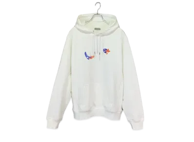 Dior x Kenny Scharf Men's Oversize Hooded Sweatshirt "White"