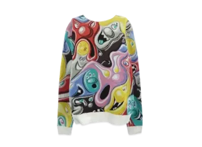 Dior x Kenny Scharf Men's Jacquard Cowichan Sweater "Multicolor"