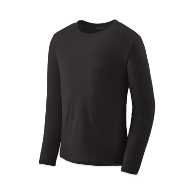 Patagonia Men's Longsleep Cap Cool Lightweight Shirt "Black"