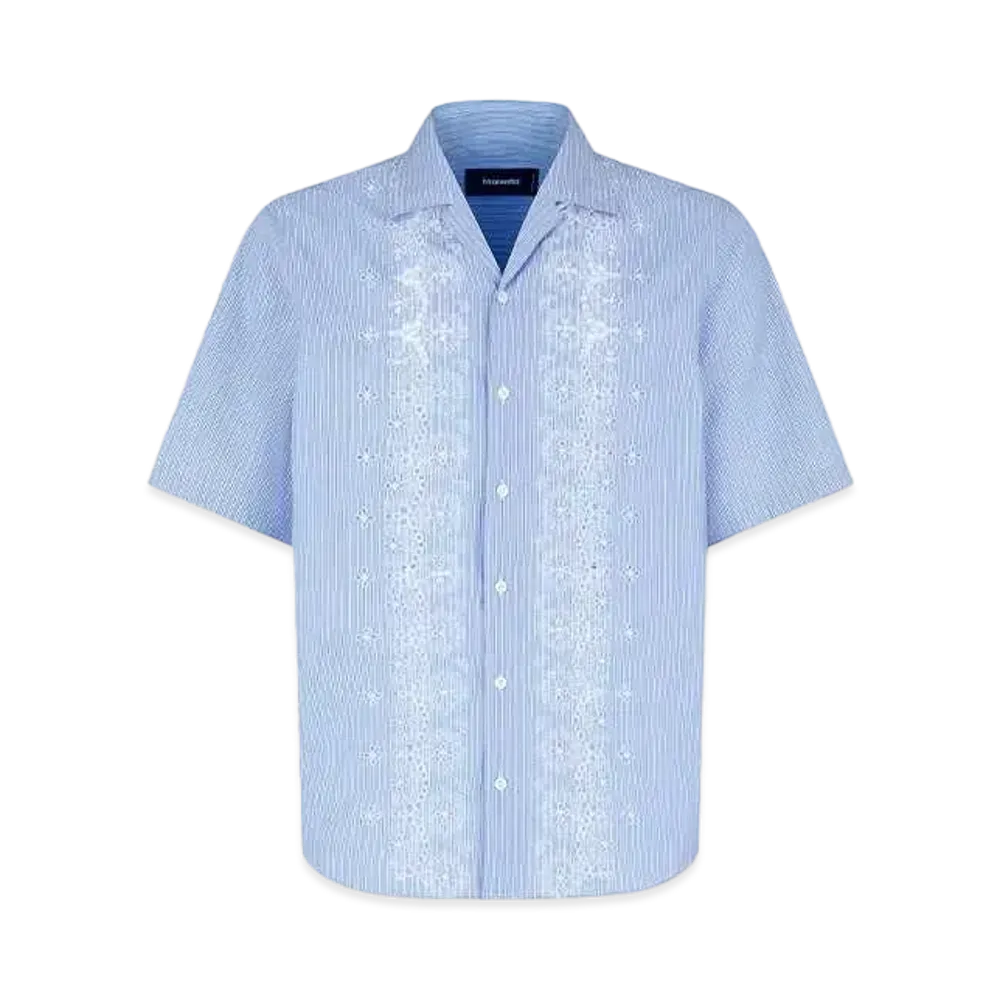 Dsquared2 Sunset Bowling Shirt "Light Blue"