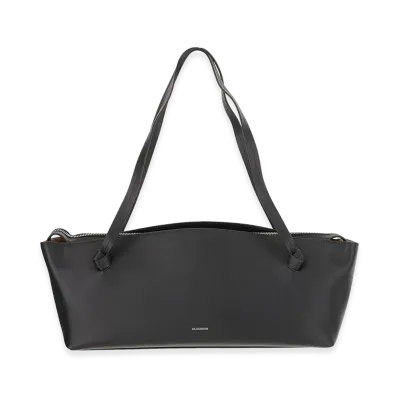 Jil Sander Women's Leather Knot Shoulder Bag "Black"