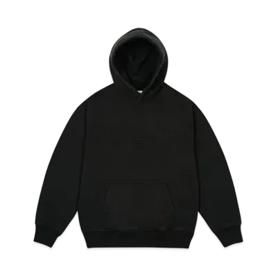 PALACE Unitas Pigment Wash Hood "Black"