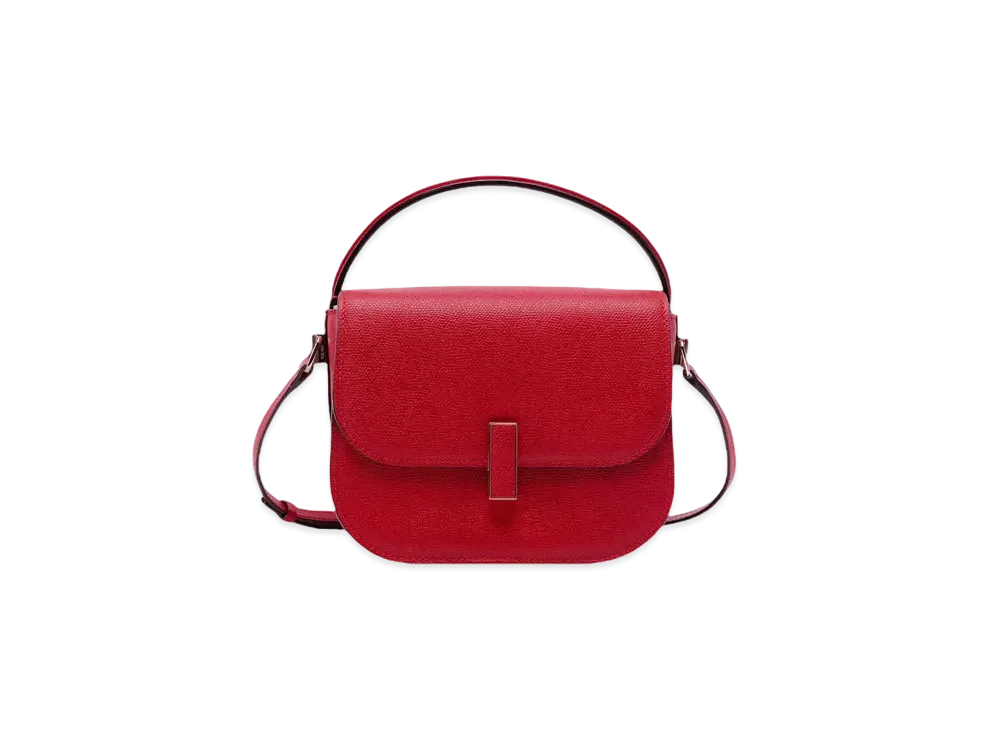 Valextra Iside Crossbody Bag "Red"