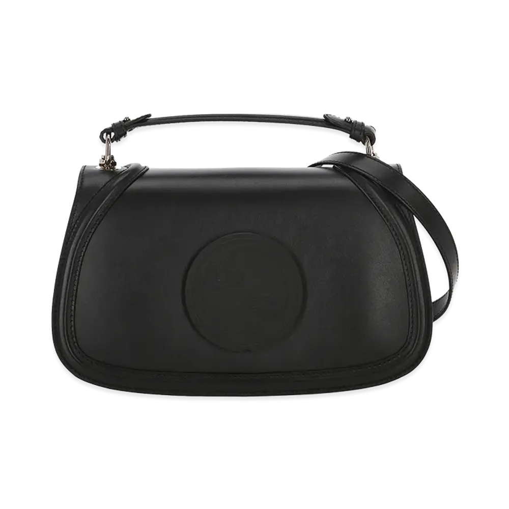 GUCCI Women's Leather Gucci Blondie Handbag "Black"