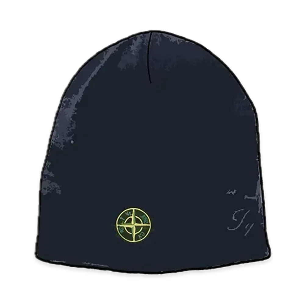 Supreme x Stone Island Reflective Beanie "Navy"