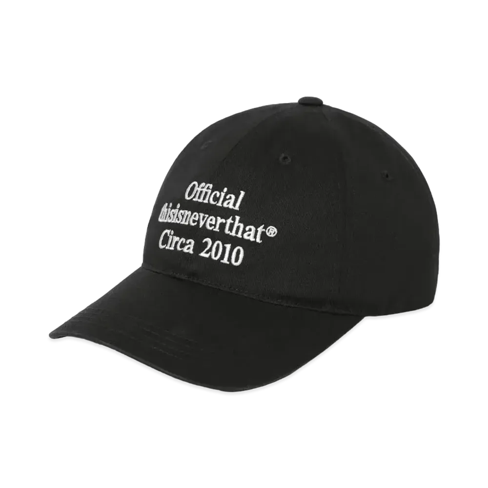 thisisneverthat Times Cap "Black"