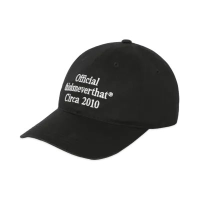 thisisneverthat Times Cap "Black"