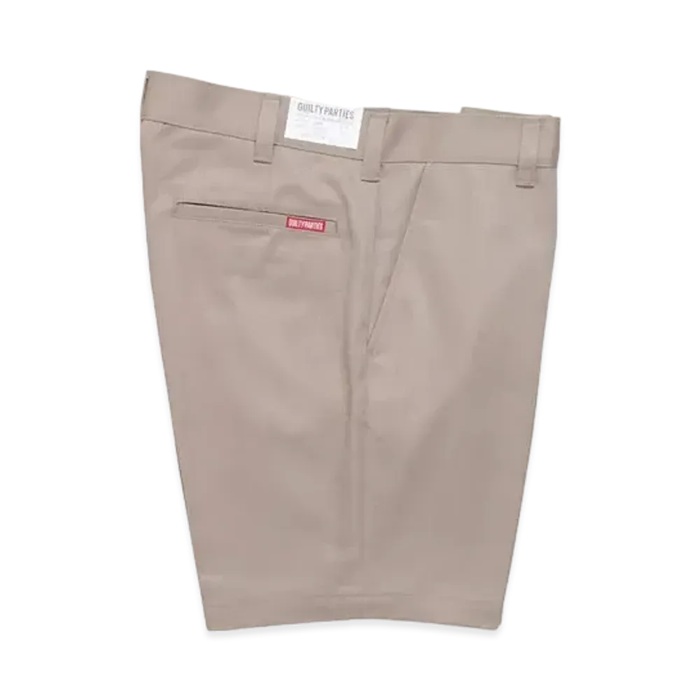 WACKO MARIA GP-104-A-BLANKLINE-ZACK / TWILL SKATE SHORTS "Beige"