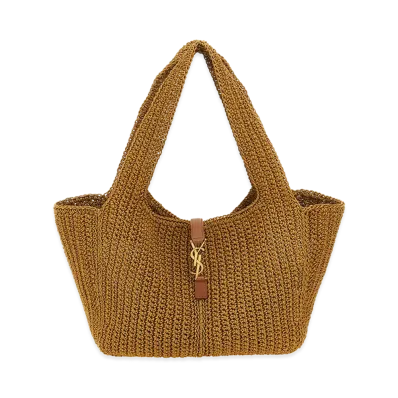 Saint Laurent Women's Le 5 A 7 Bea Shopping Bag "Beige"