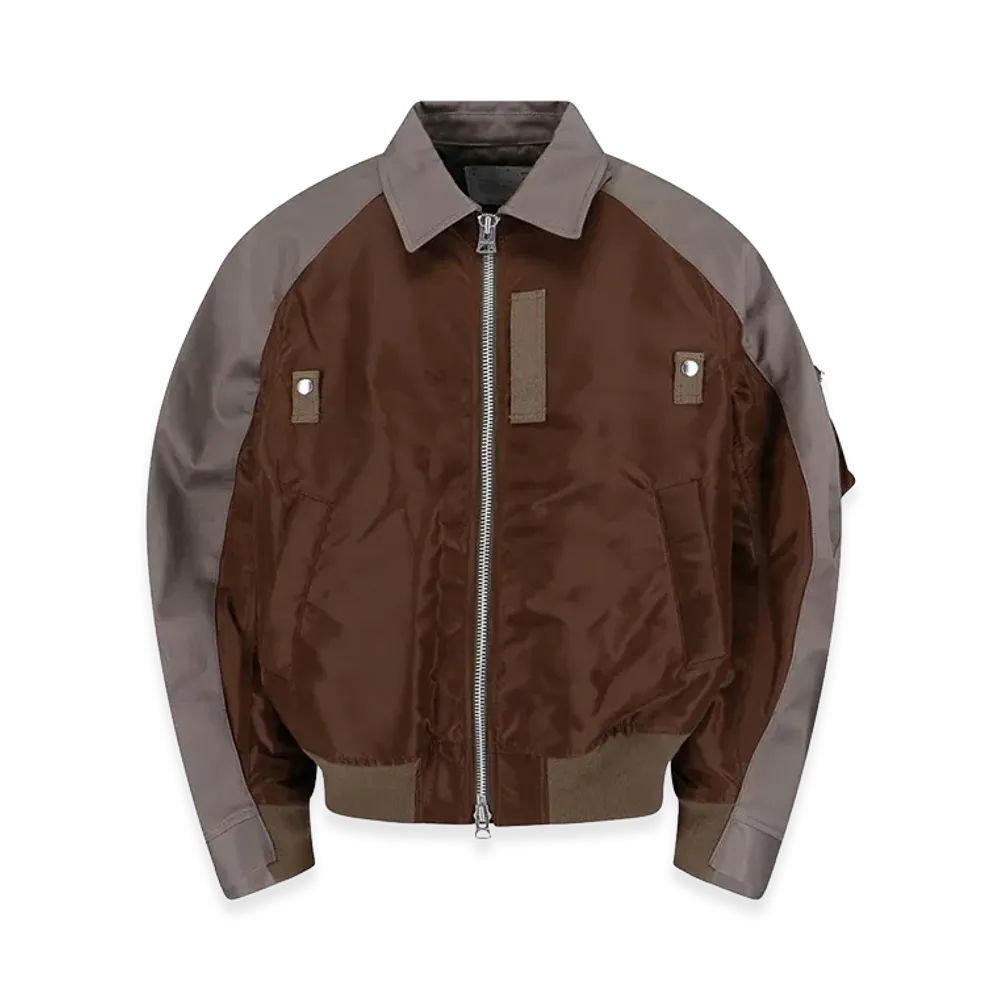 sacai Outerwear "Brown/Grey"