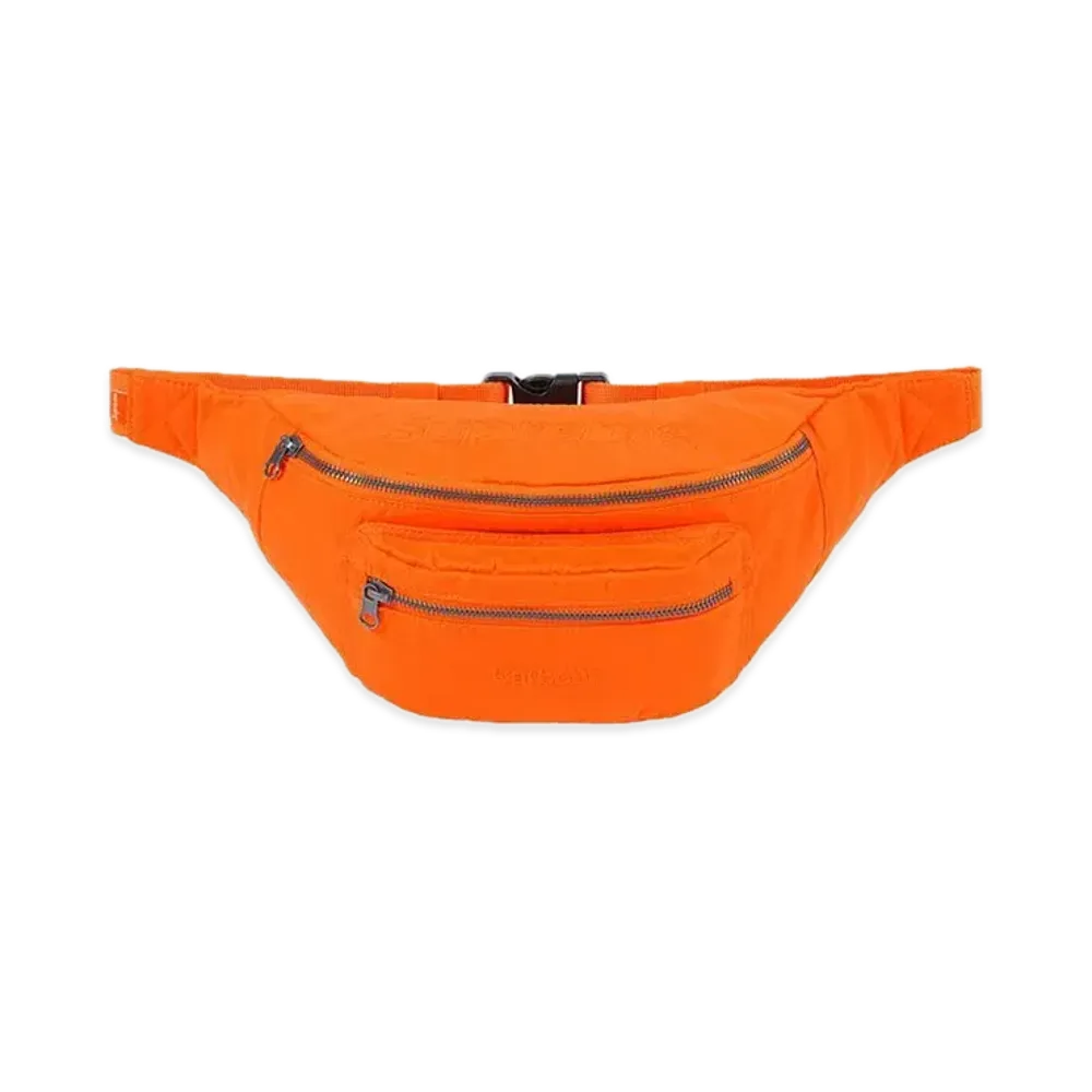 Supreme x Barbour Waxed Cotton Waist Bag "Orange"