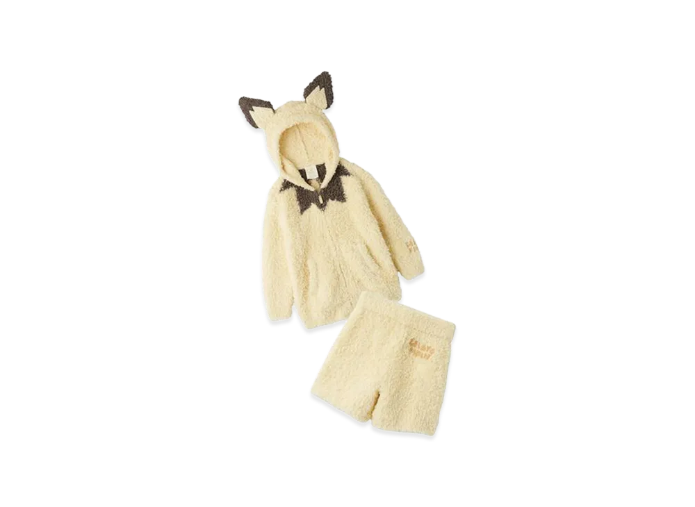 GELATO PIQUE x Pokemon Kids Gelato Pichu Hoodie & Short Pants Set "Yellow"
