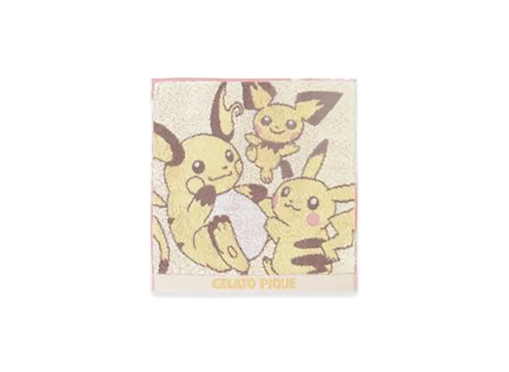 GELATO PIQUE x Pokemon Hand Towel "Yellow"