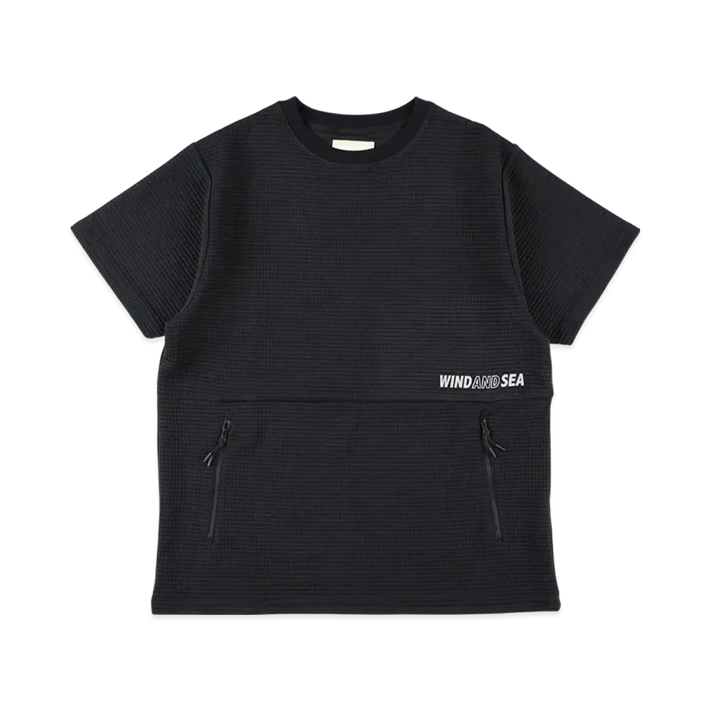 WIND AND SEA ES _Tex Dimensional S/S Top "Black"