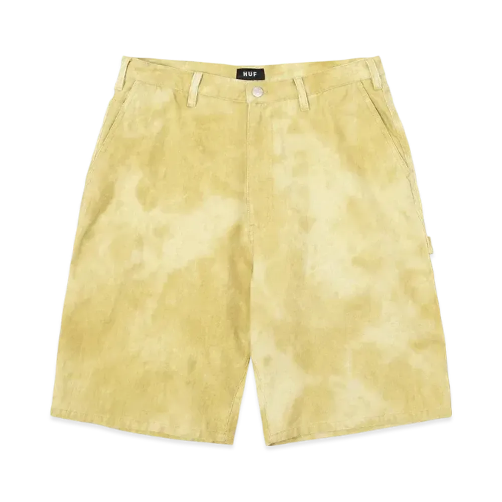 HUF Garden Center Pigment Dyed Work Short "Yellow"