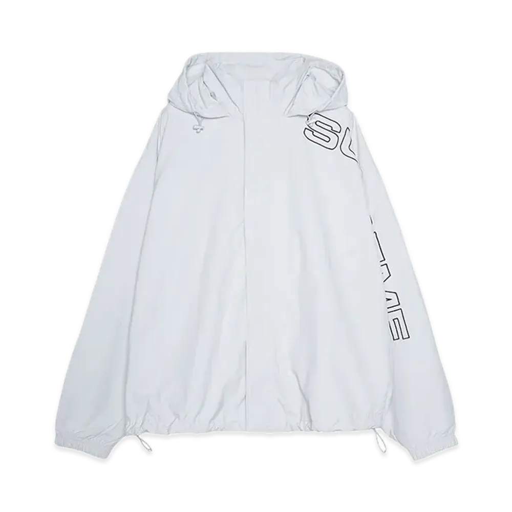Supreme Spellout Embroidered Track Jacket "Grey"