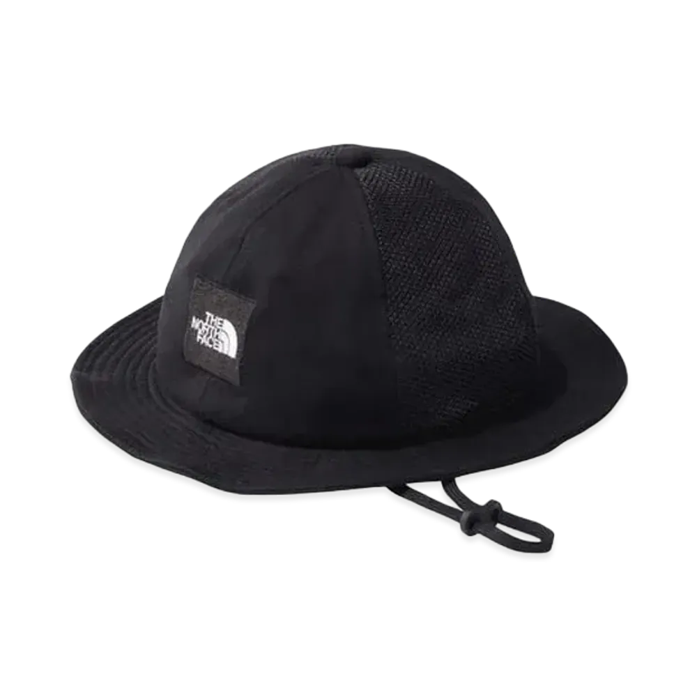 The North Face Kid's Square Logo Mesh Hat "Black"