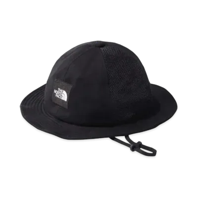 The North Face Kid's Square Logo Mesh Hat "Black"