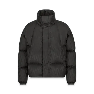 Dior Oversized Oblique Down Jacket Nylon Jacquard "Black"