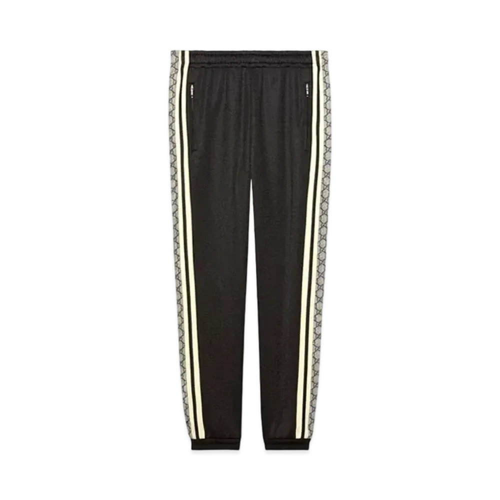 GUCCI Oversize Technical Jersey Jogging Pants "Black"