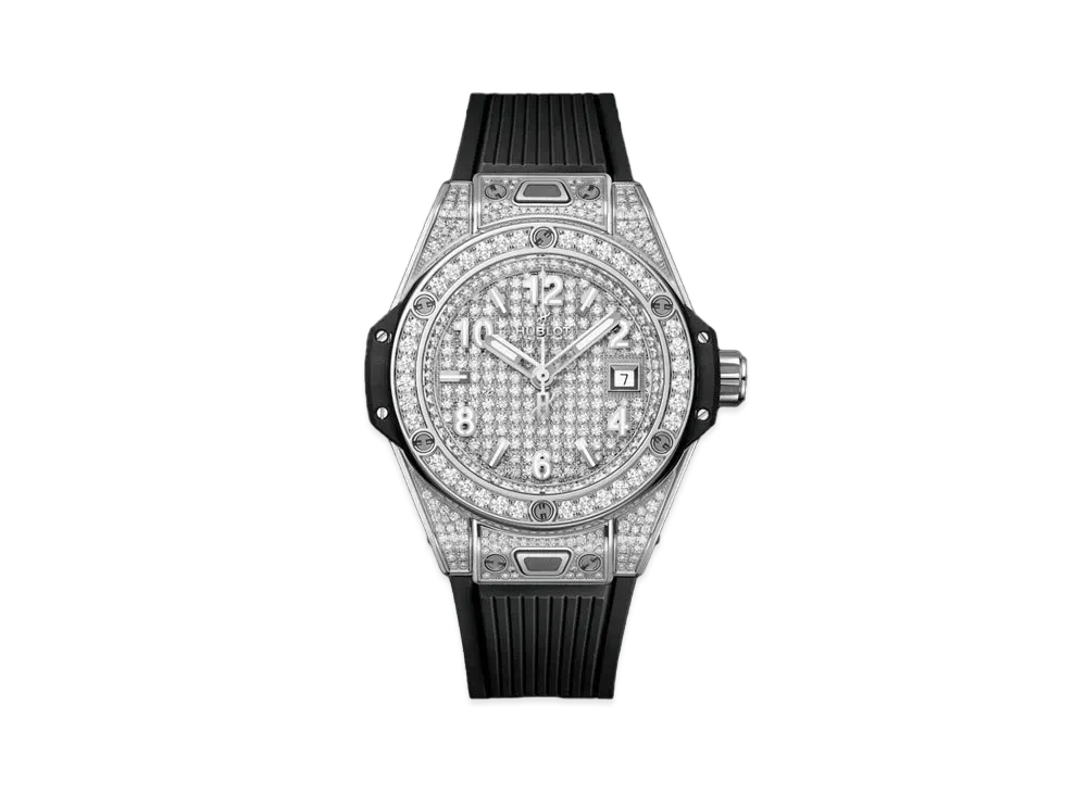 HUBLOT Big Bang One Click Steel Full Pave 33mm