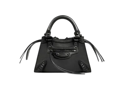 BALENCIAGA Neo Classic Mini Top Handle Bag "Black"