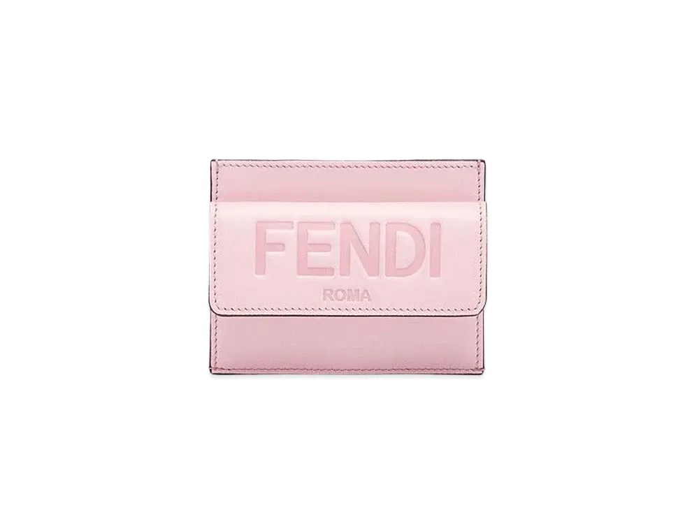 FENDI Card Case Leather "Pink"