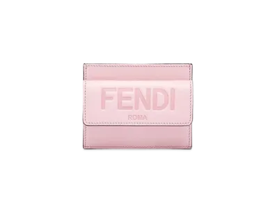 FENDI Card Case Leather "Pink"