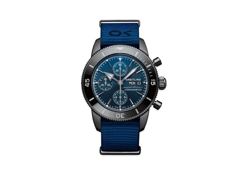 BREITLING SUPEROCEAN HERITAGE CHRONOGRAPH 44 OUTERKNOWN "Blue"