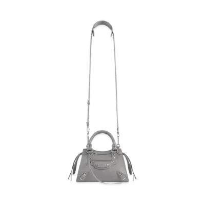 BALENCIAGA Women's Neo Classic Mini Top Handle Bag "Grey"