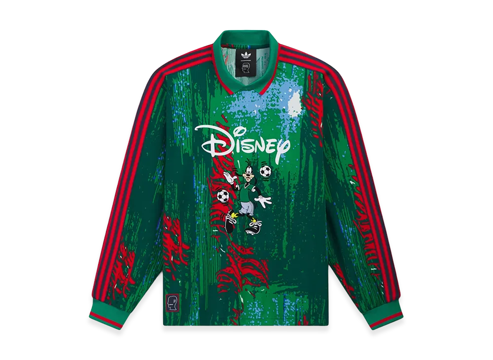 adidas x Brain Dead x Disney Long Sleeve Jersey "Red/Bold Green/Blue"