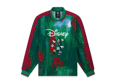 adidas x Brain Dead x Disney Long Sleeve Jersey "Red/Bold Green/Blue"
