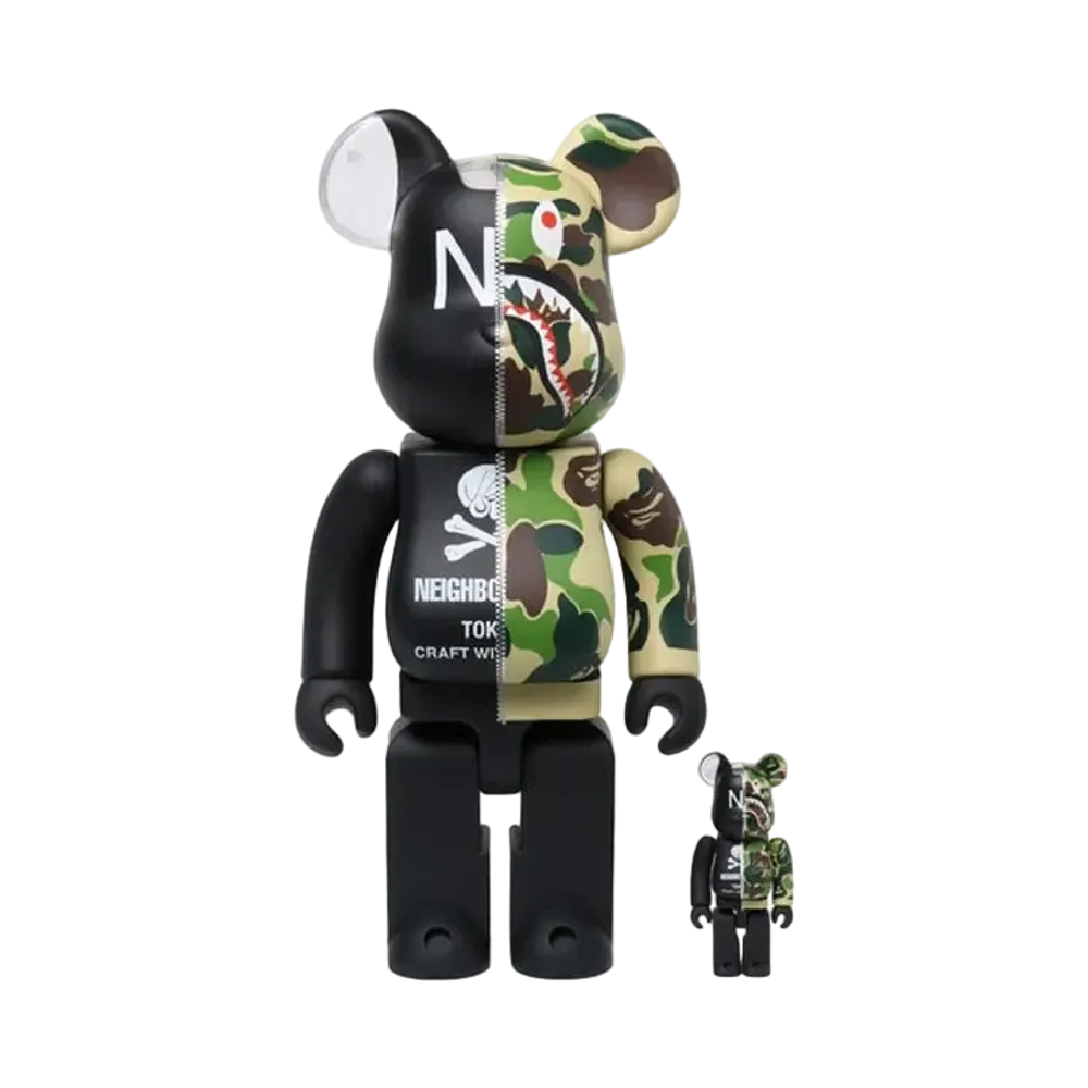 Bearbrick x Neighborhood x Medicom 100% & 400%