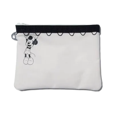 F/CE. Mickey Mouse / W.R Canvas Clutch "Ivory"