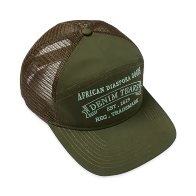 DENIM TEARS Libertas Patch Ranger Cap "Green"