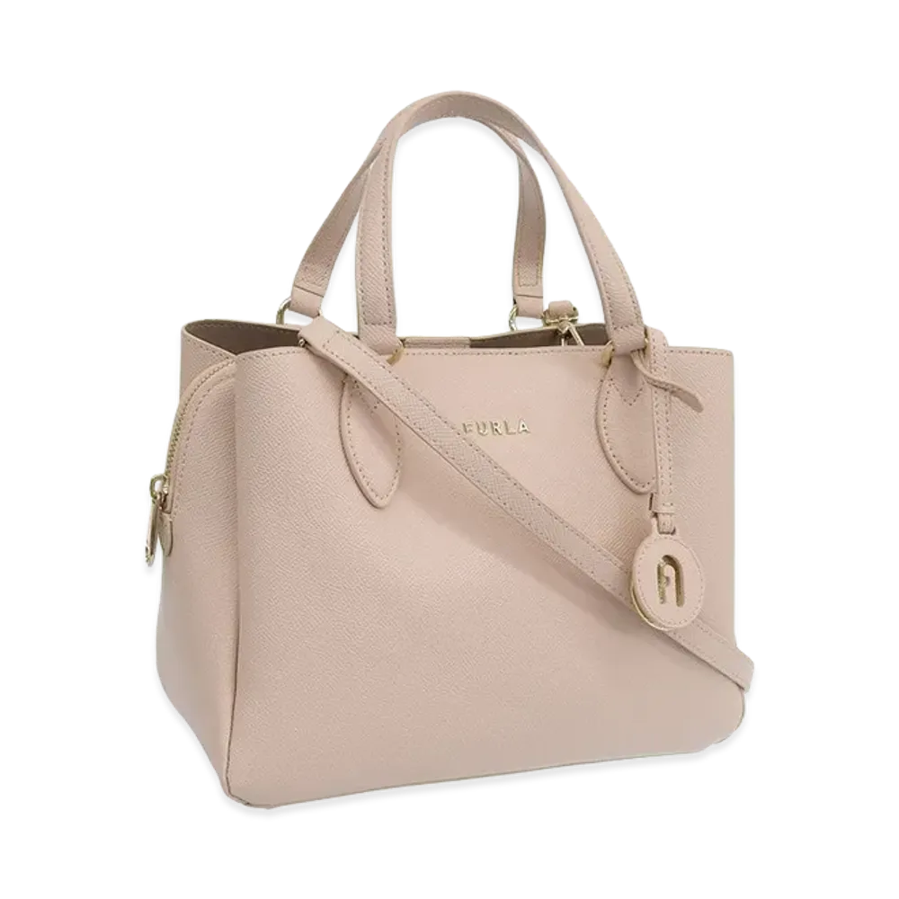 FURLA Minerva Tote S Bag "Beige"