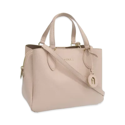 FURLA Minerva Tote S Bag "Beige"