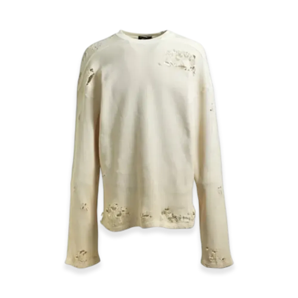 BREATH Fade Damage Ls Tee "Beige"