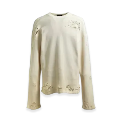 BREATH Fade Damage Ls Tee "Beige"