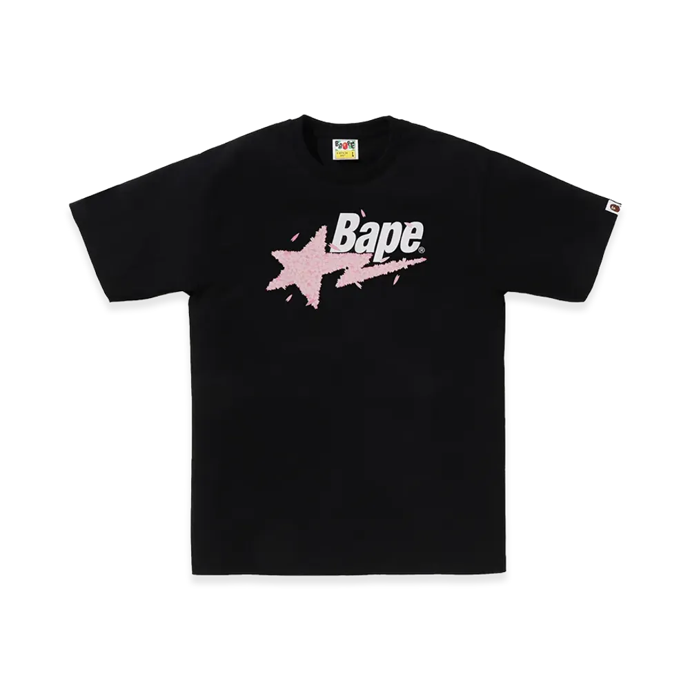 A BATHING APE Sakura Sta Tee "Black"