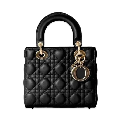 Dior Small Lady DIOR My ABCDior Bag Cannage Lambskin "Black"