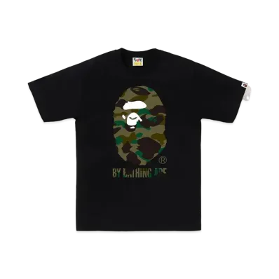 A BATHING APE 1St Camo By Bathing Ape Tee "Black/Green"