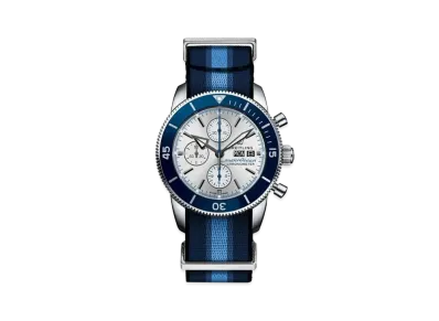 BREITLING SUPEROCEAN HERITAGE CHRONOGRAPH 44 OCEAN CONSERVANCY LIMITED EDITION "Silver"