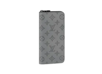 Louis Vuitton Zippy Wallet Vertical Monogram Shadow "Anthracite Grey"