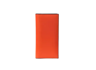 Valextra Vertical 12 Card "Orange"