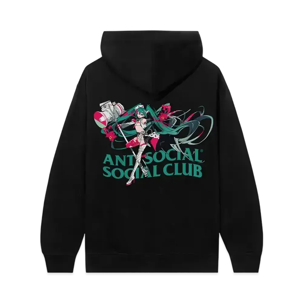 ANTI SOCIAL SOCIAL CLUB x Goodsmile Racing Cyber Isolation Hoodie "Black"