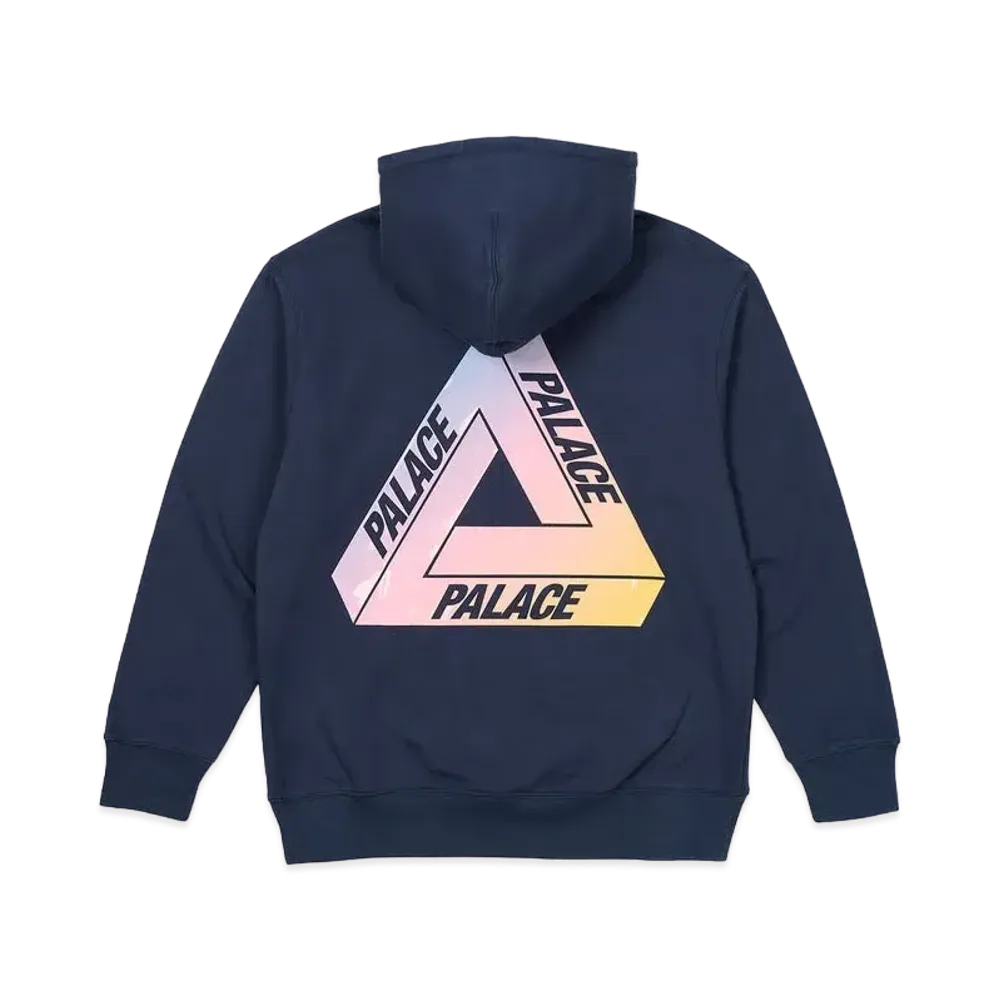 PALACE Ombre Tri-Ferg Hood "Navy"
