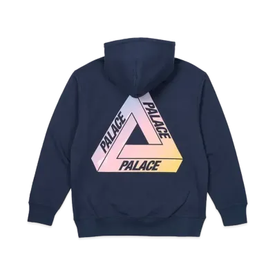 PALACE Ombre Tri-Ferg Hood "Navy"