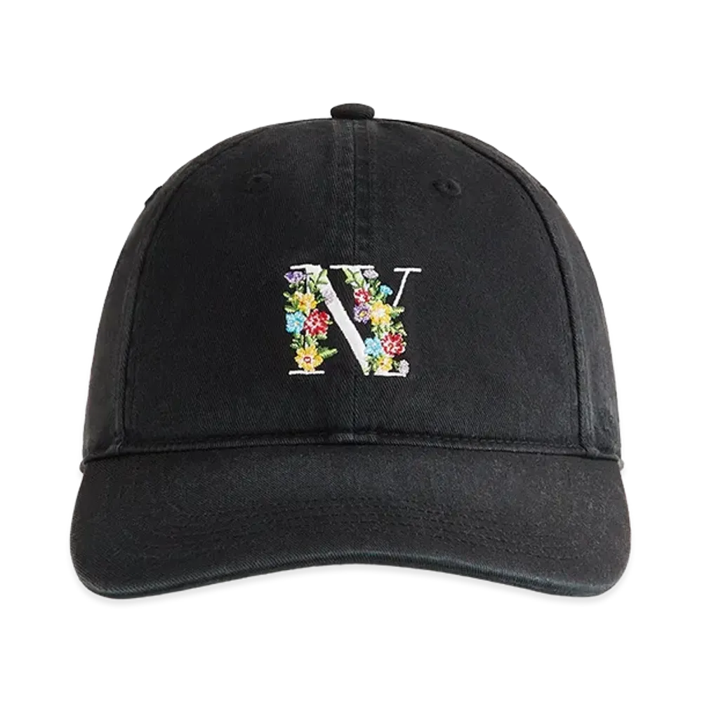 Kith x '47 Floral NY Washed Twill Classic Cap "Black"